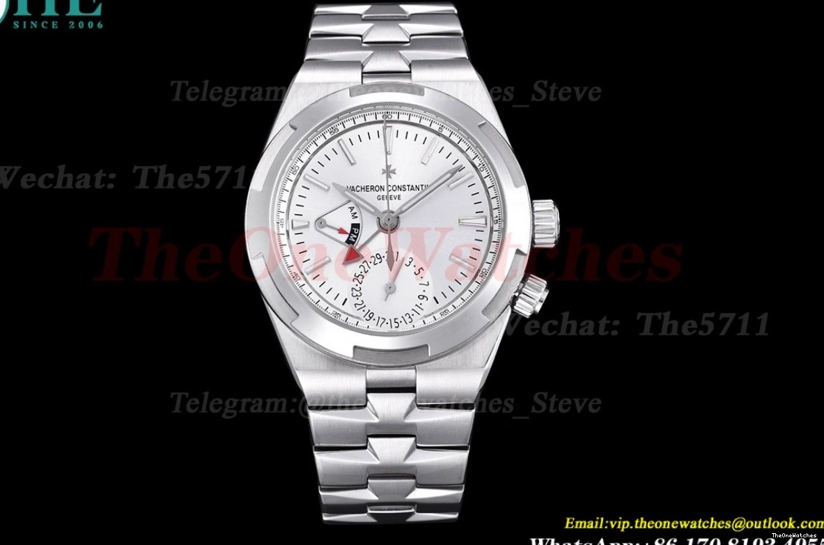 SS PZF 41mm 7900V Dial Silver Overseas A5110 SS 0414